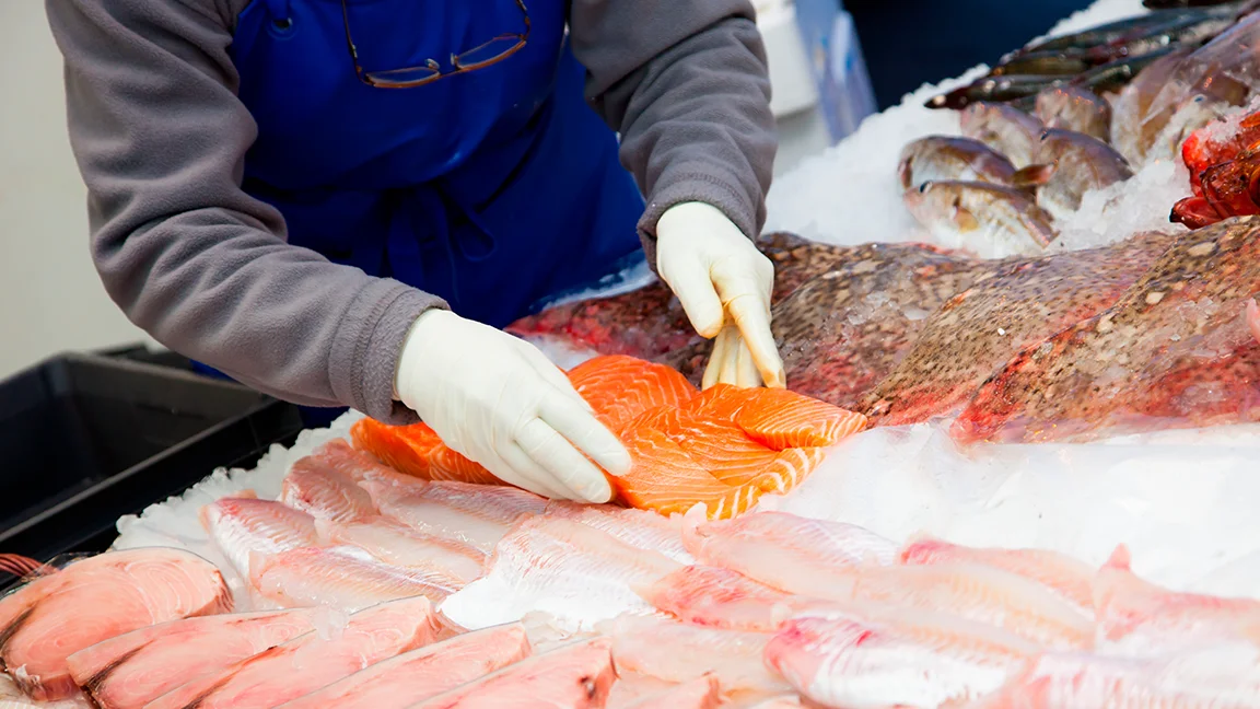 Montar una pescadería